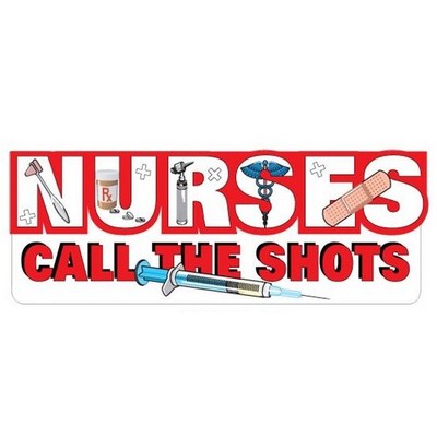 Nursing Slogan Promotional Magnet w/ Strip Magnet (2 Square Inch)