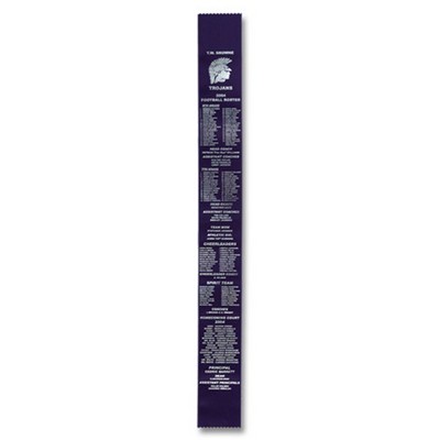 3" x 28" Custom Roster Ribbons