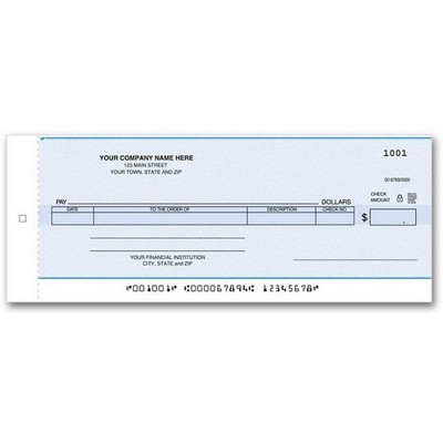 One-Write® Compact General Disbursement Checks (2 Part)