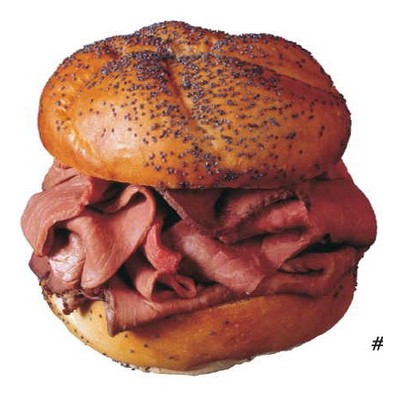 Roast Beef Sandwich Maxi Magnet (3 Square Inch)