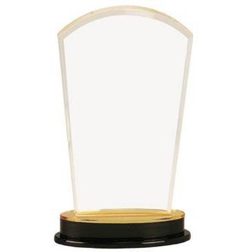 Gold Impress Arch Acrylic Award - 9 1/4"