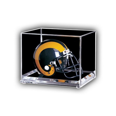 Helmet Case with Mirror Back and 1/4" Clear Base (11"x16"x12")