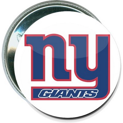 Football - New York Giants, 3 - 2 1/4'' Round Button