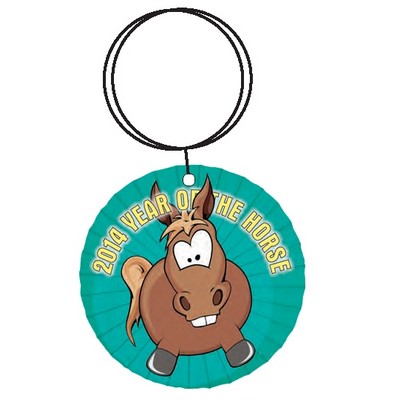 2014 Year of the Horse Executive Key Chain w/Mirrored Back (6 Square Inch)