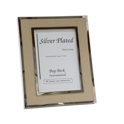 Silver Frame (4"x6") - Lizard Pattern