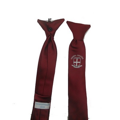 Youth Microfiber Clip On Custom Woven Neck Ties Or School Ties