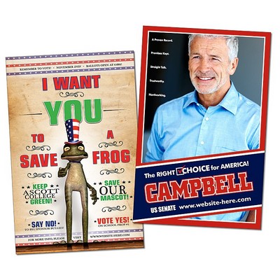 Political Poster - 11x17 - 10 pt. Matte Cover