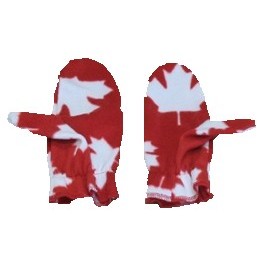 Canadian Made Premium Youth Patriotic Fleece Mitts