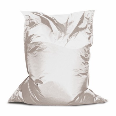White Branded Bean Chair with Ultimate Pebbles 3'L x 4.4'H