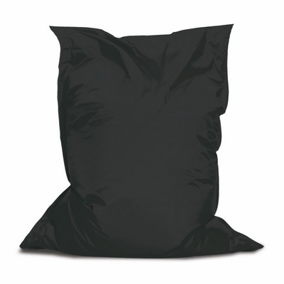 Black Branded Bean Chair with Ultimate Pebbles 3'L x 4.4'H
