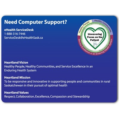 Stick It Anywhere Rectangle Mouse Pad (9.5"x7")