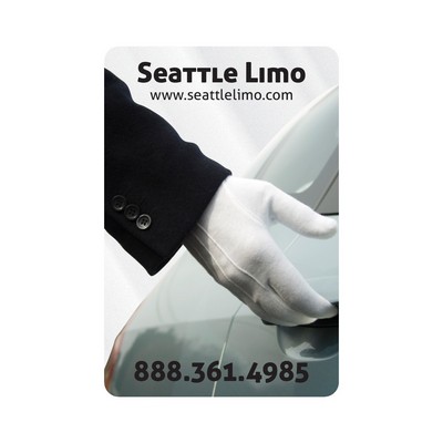 Rectangle Sticker | Round Corners | 2" x 3"| Clear Static | Static Face | Digital