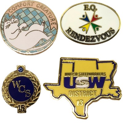 2" Custom Hard Enamel Lapel Pin