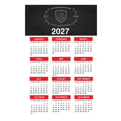 Wall Calendar - 11"x17"