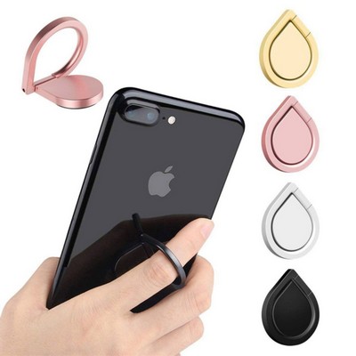 Teardrop Aluminum Cell Phone Grip Ring Stand