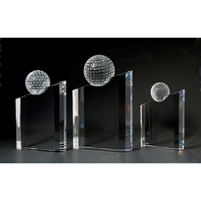 Golf Optical Crystal Award/Trophy 8"H - Variant A