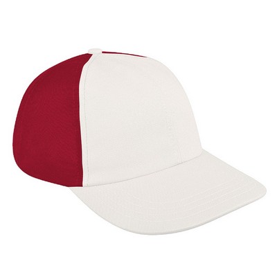 Contrast Back Brushed Snapback Dad Cap
