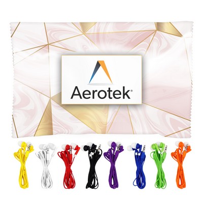 Marble Wrapped Ear Bud Set