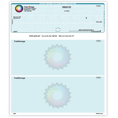 Bottom Laser Check w/ 4" & 7½" Perforation (Tier 2)