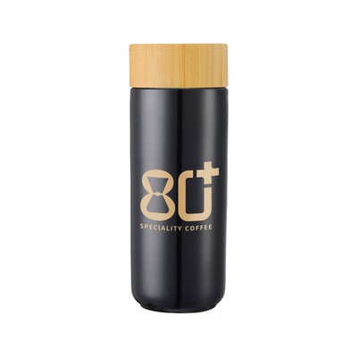 Bamboo Lid Ceramic Tumbler