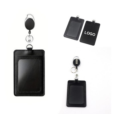Retractable Lanyard ID Card Holder