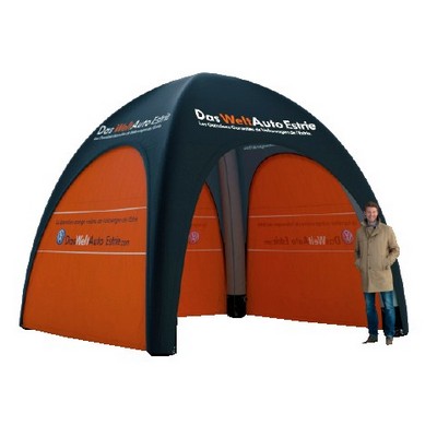 Inflatable tent 17'x17' with customized legs