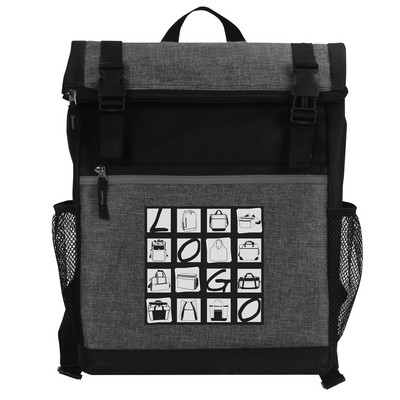 Roll Top Flap Backpack