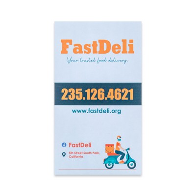 35"x2" Business Card Magnets - Square Corner