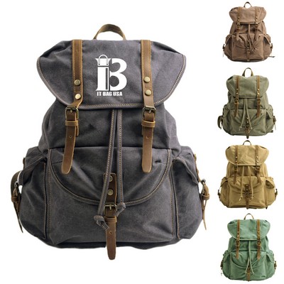 Heavy Duty Canvas Vintage Backpack