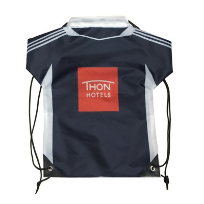 T-Shirt Shaped Drawstring Cinch Backpack