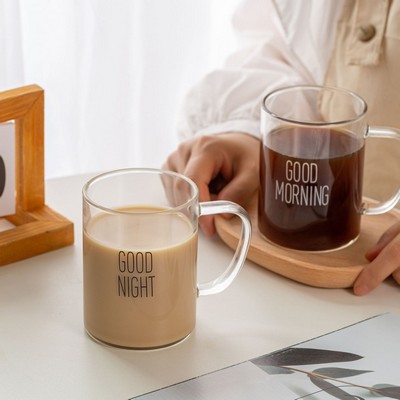 450ml Household heat-resistant personal coffee cup with handle