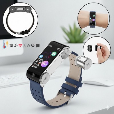 EliteSport 2-in-1 Smart Bracelet with Built-in Hi-Fi Earbuds 24/7 Health Monitor & Waterproof