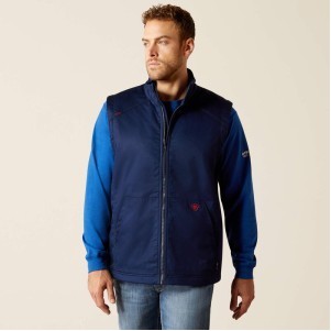 Ariat® FR Basic Men's Navy Blue Insulated Vest