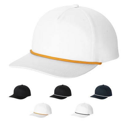 Port Authority® Snapback Five Panel Rope Cap