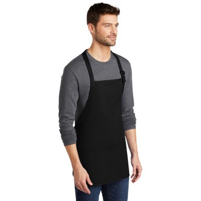 Port Authority® Medium-Length Apron With Pouch Pockets