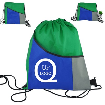 13.39X17.72" Terylene Drawstring Backpack