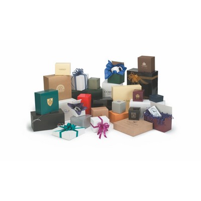 One Piece Gloss/Matte Colors on White Gift Box (9"x9"x6")