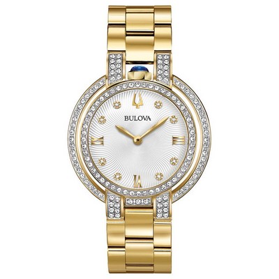 Bulova Watches Ladies' Rubaiyat Limited Edition Bracelet Diamond Case - Gold