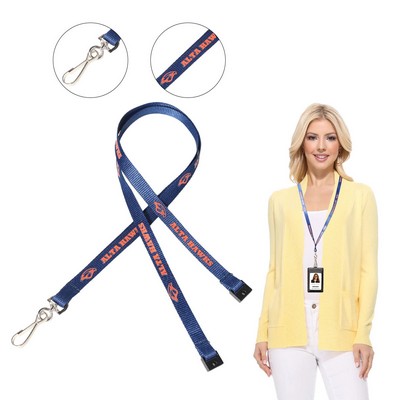 Breakaway Lanyard w/ Safety Breakaway & Swivel J Hook
