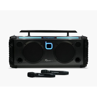 Bumpboxx Flare8 Pro Bluetooth Boombox Carbon Fiber