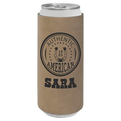 Leatherette Slim Beverage Holder