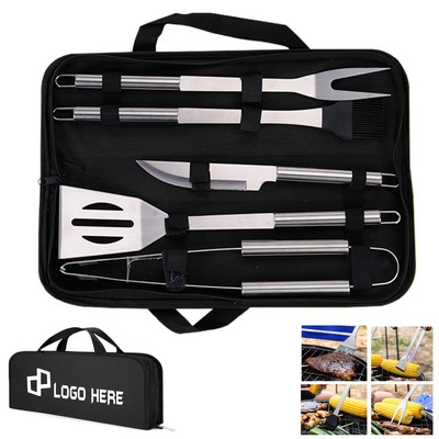 Outdoor Five-Piece Bbq Utensils Set