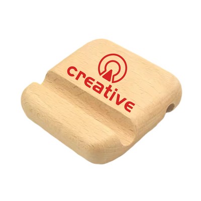 Solid Wood Mobile Phone Holder