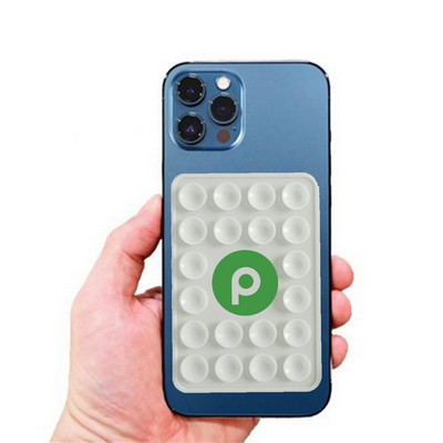 Silicone Suction Phone Holder – Customizable with Screen Print