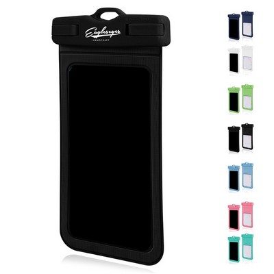 Waterproof Phone Pouch with Touch Screen Window and Lanyard