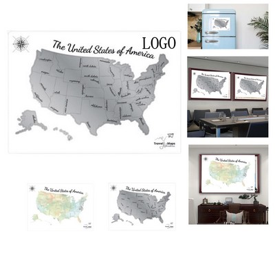 USA Scratch-Off Map