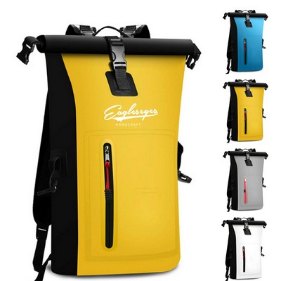 25L Waterproof Roll-Top Dry Backpack