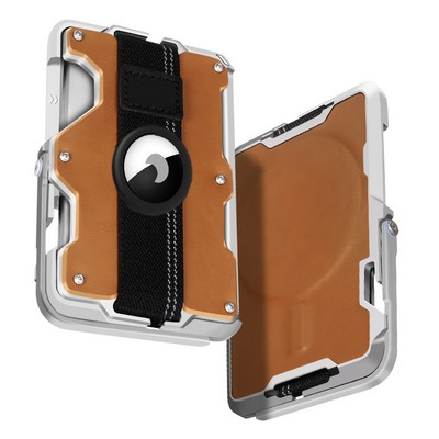 MAGSAFE RFID Wallet w/ Air Tag holder + Stand