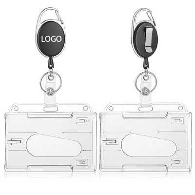 ID Card Holder With Easy-pull Buckle