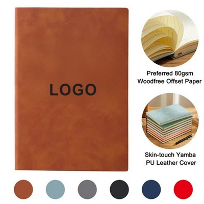 Leather Ruled Notebook